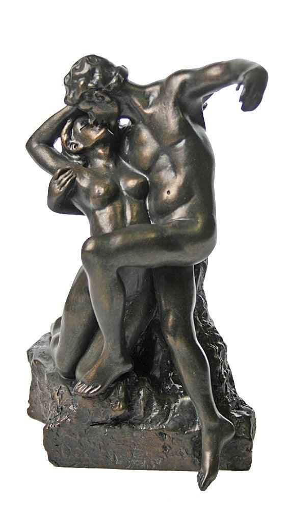 Eternal Springtime Lovers Embrace Eternal Kiss by Rodin 6.75H - Museumize.com