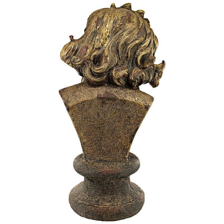 Ludwig van Beethoven Portrait Bust Statue 28H - Museumize.com