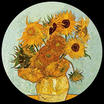 Sunflowers Glass Dome Desktop Paperweight by Van Gogh 3W - Museumize.com