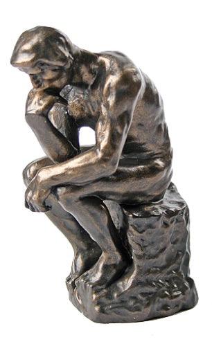 The Thinker Statue of Deep Contemplation by Rodin 5.5H - Museumize.com