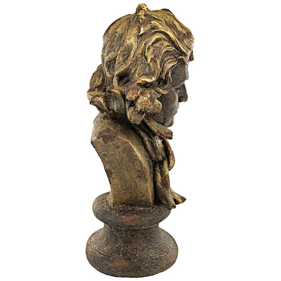 Ludwig van Beethoven Portrait Bust Statue 28H - Museumize.com