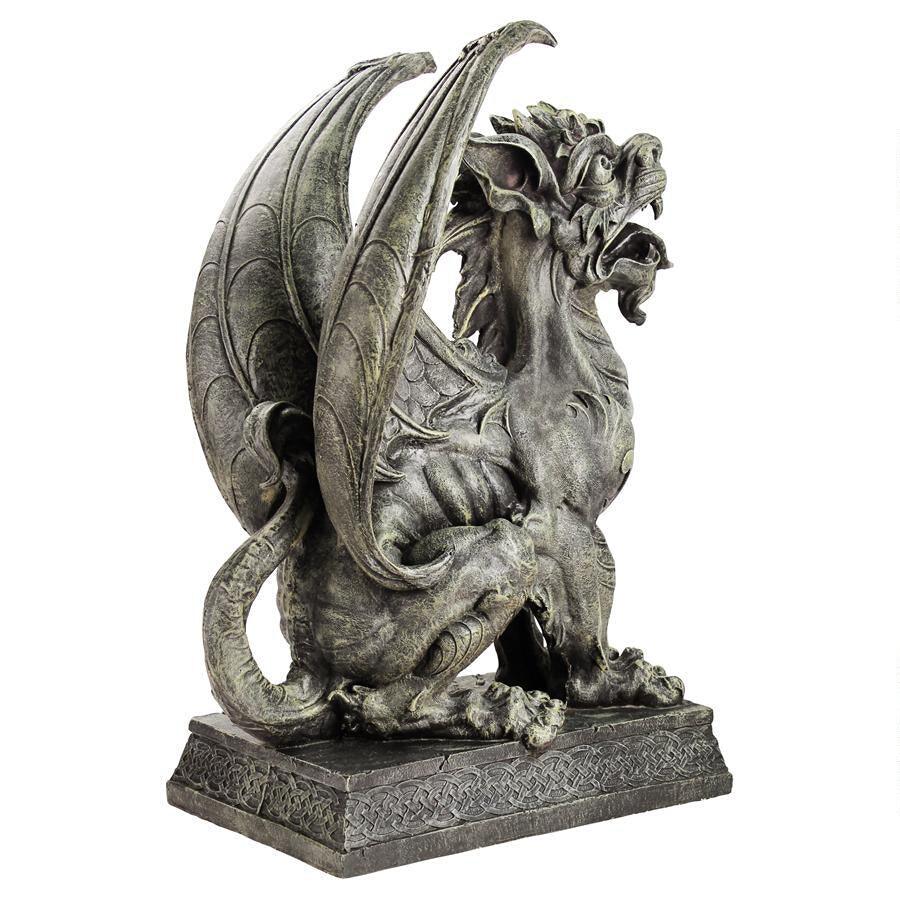 Gargoyle Beast Argos Sentinel Statue Guardian of Threshold Garden Statue 24H - Museumize.com