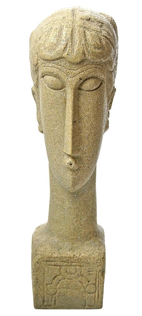 Modigliani Abstract Female Head Tetes with Decorative Base Parastone 8H - Museumize.com