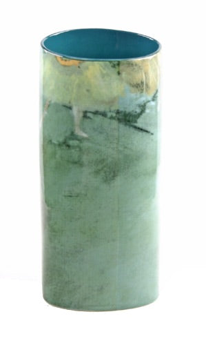 Ballerina Dancer on Stage The Star Ceramic Vase by Degas 9H