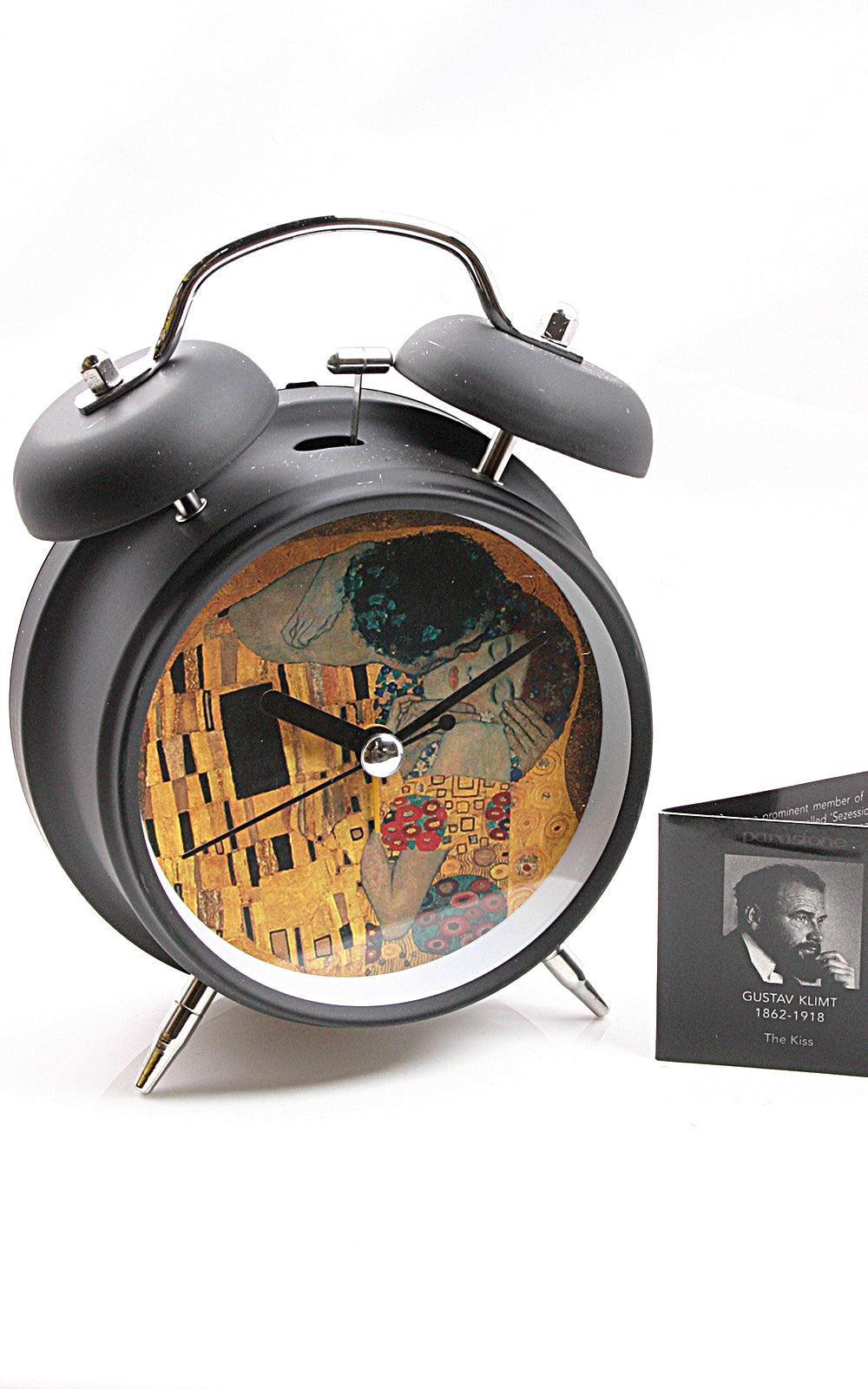 Klimt The Kiss Museum Bell Alarm Clock 6.5H - Museumize.com