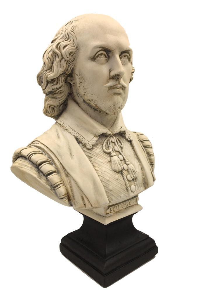 William Shakespeare The Bard Poet Portrait Bust 12.3H - Museumize.com