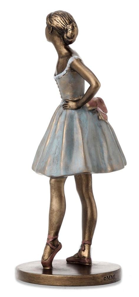 Rose Ballerina Dancer Wearing Dress and Bow from Rose et Vert 1894 By Degas 8H - Museumize.com