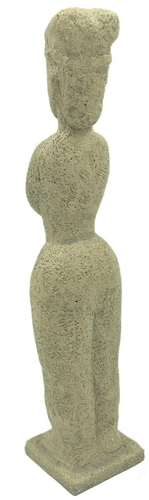 Modigliani Full Figure Woman Nude Abstract Desk Statue Caryatid 11H - Museumize.com