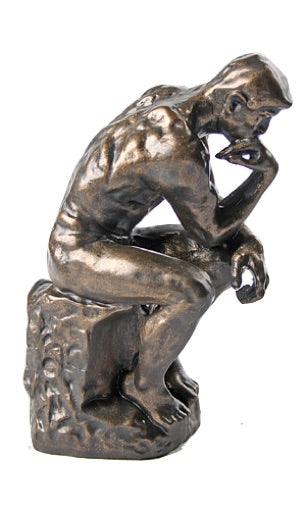 The Thinker Statue of Deep Contemplation by Rodin 5.5H - Museumize.com