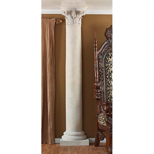 Corinthian Architecture Half Column Wall Home Decor Sculpture 86H