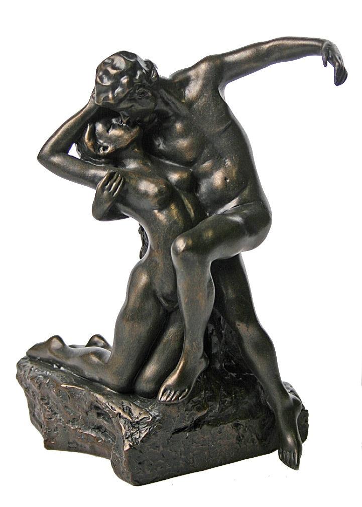 Eternal Springtime Lovers Embrace Eternal Kiss by Rodin 6.75H - Museumize.com