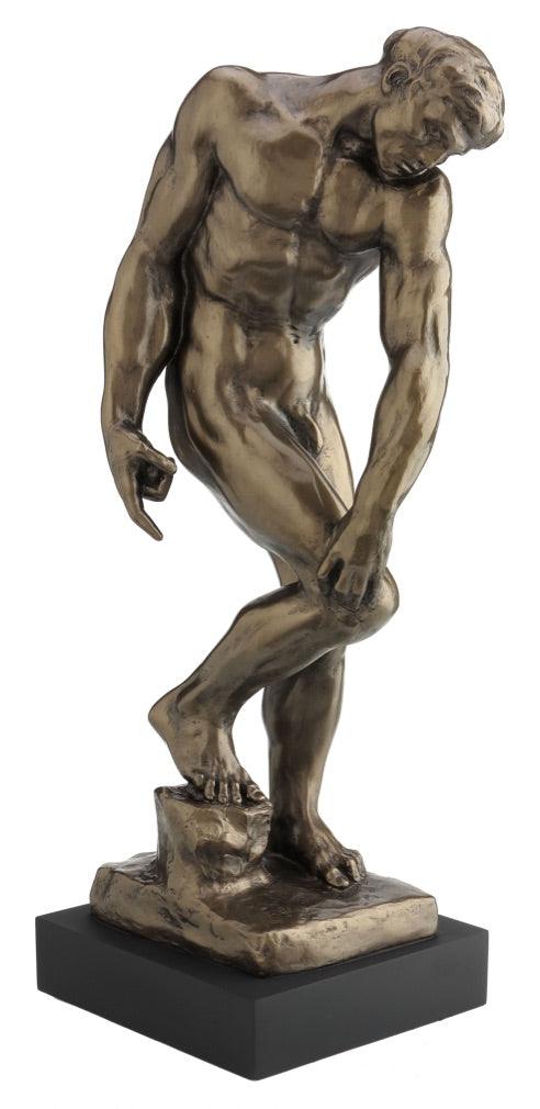 Biblical Adam from Gates of Hell Statue by Rodin 18H - Museumize.com