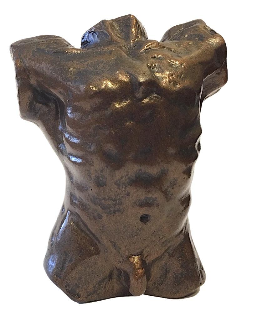 Pocket Art Rodin Male Torso of the Falling Man Miniature Statue Parastone 3.25H - Museumize.com