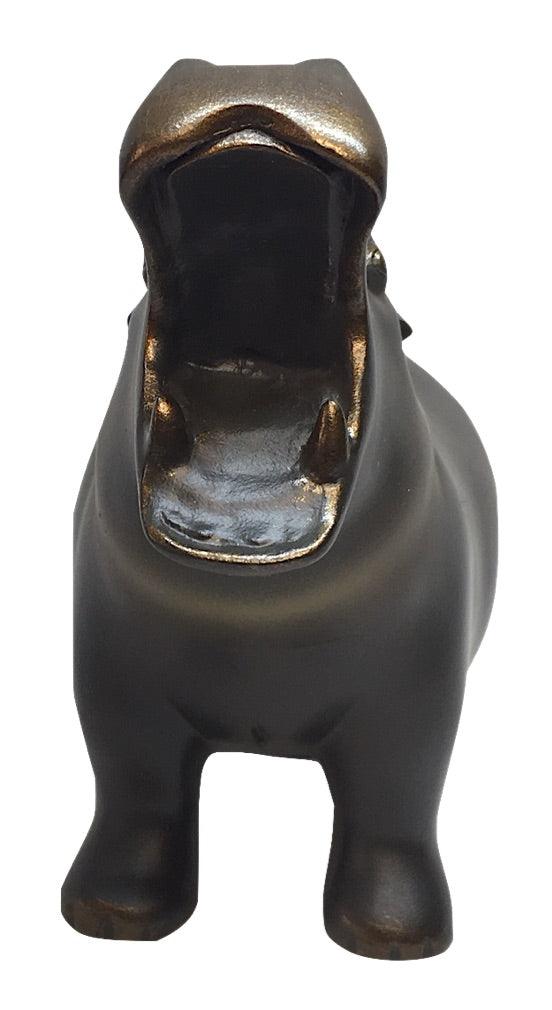 Hippopotamus Smooth Sided Statue by Francois Pompon 6.5L - Museumize.com