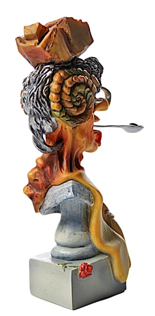 Picasso Portrait Surrealism Silver Spoon Brain by Salvador Dali 5.25H - Museumize.com