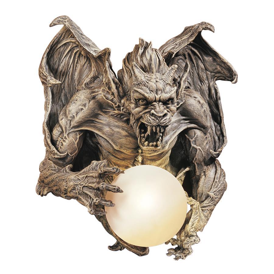 Merciless The Gargoyle Sconce 17H x 16W - Museumize.com