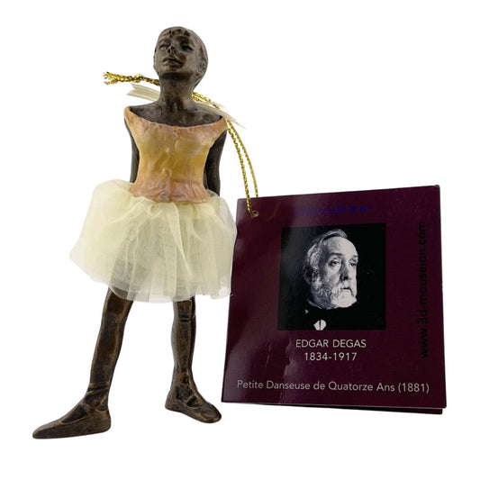 Ornament Degas Little Dancer Ballerina Miniature Statue 4H