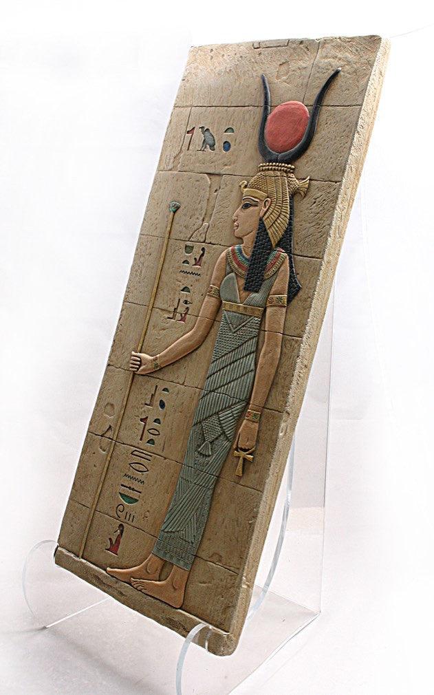 Egyptian Isis Tomb shops Seti I Sculptural wall relief 21.5