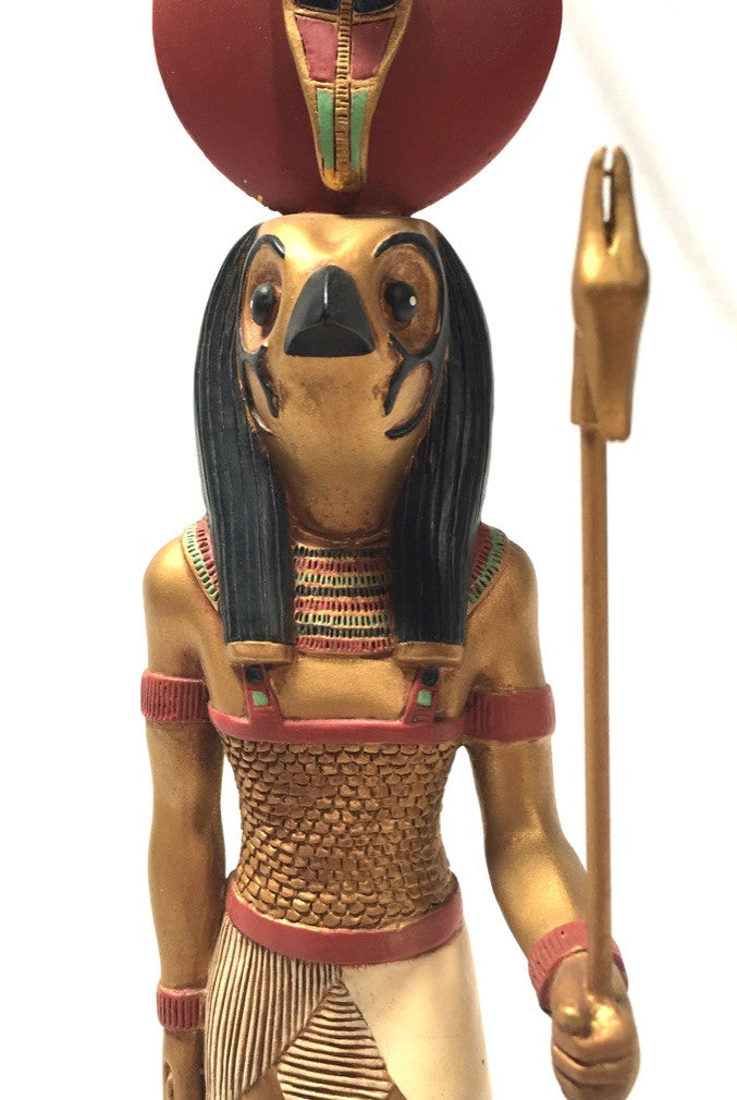 Museumize:Horus as Egyptian Sun God Ra-Harakti Statue 10H and 14.5H