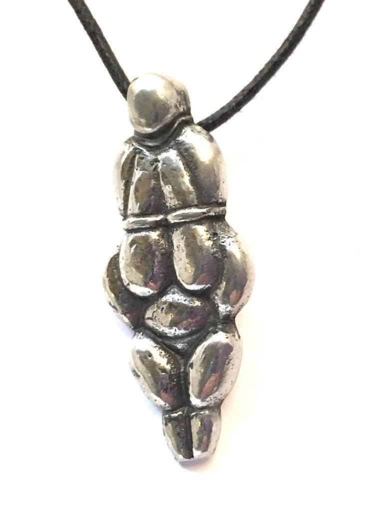 Venus of Lespugue Prehistoric Mother Fertility Goddess Charm Necklace - Museumize.com