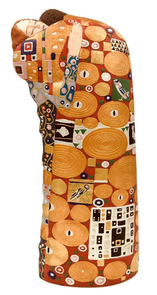 Lovers Fulfillment (Man and Woman Embracing) Statue by Gustav Klimt, Assorted Sizes - Museumize.com