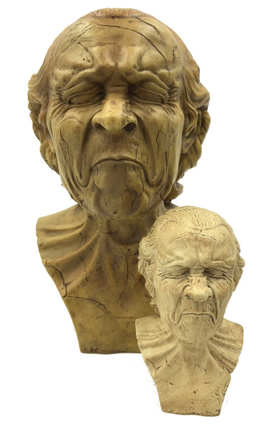 Vexed Man with Sour Expression Caricature Study Statue by Messerschmidt, Assorted Sizes