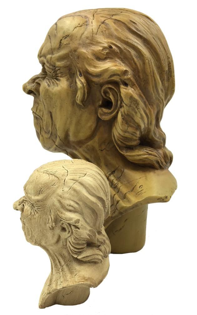 Vexed Man with Sour Expression Caricature Study Statue by Messerschmidt, Assorted Sizes - Museumize.com