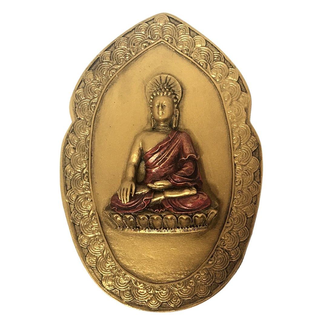 Buddha Earth Touching Pose Treasure Theme Asian Jewelry Display Box 6L - Museumize.com