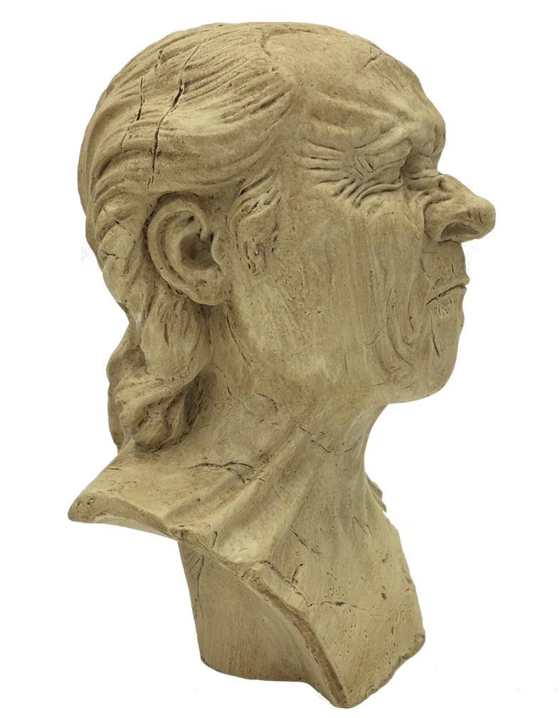 Vexed Man with Sour Expression Caricature Study Statue by Messerschmidt, Assorted Sizes - Museumize.com