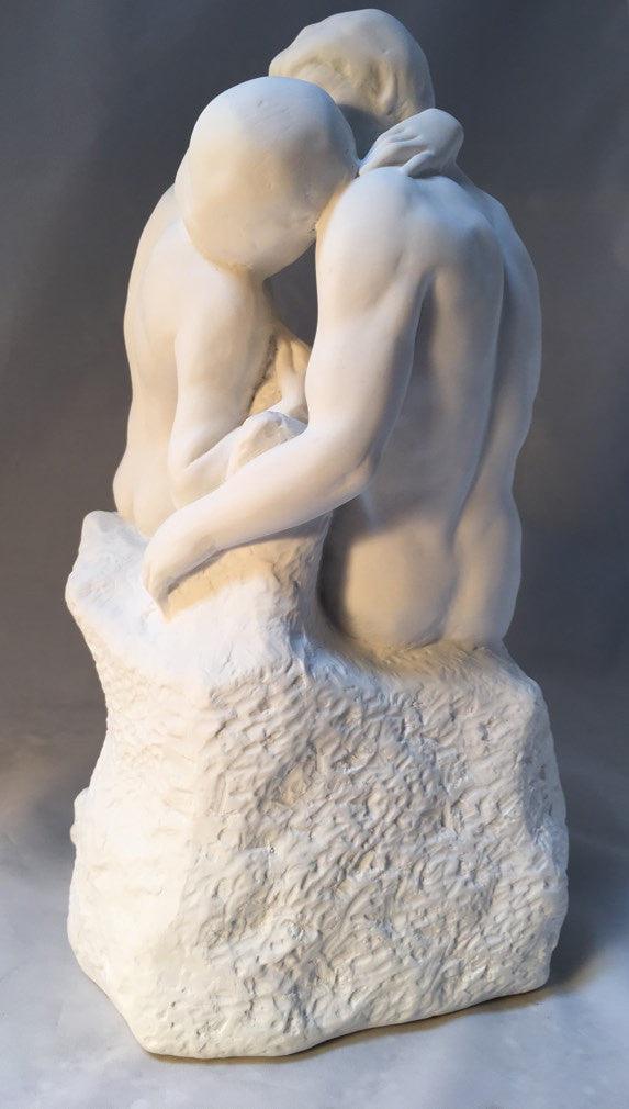 The Kiss Statue Lovers Kissing by Auguste Rodin, Assorted Sizes - Museumize.com