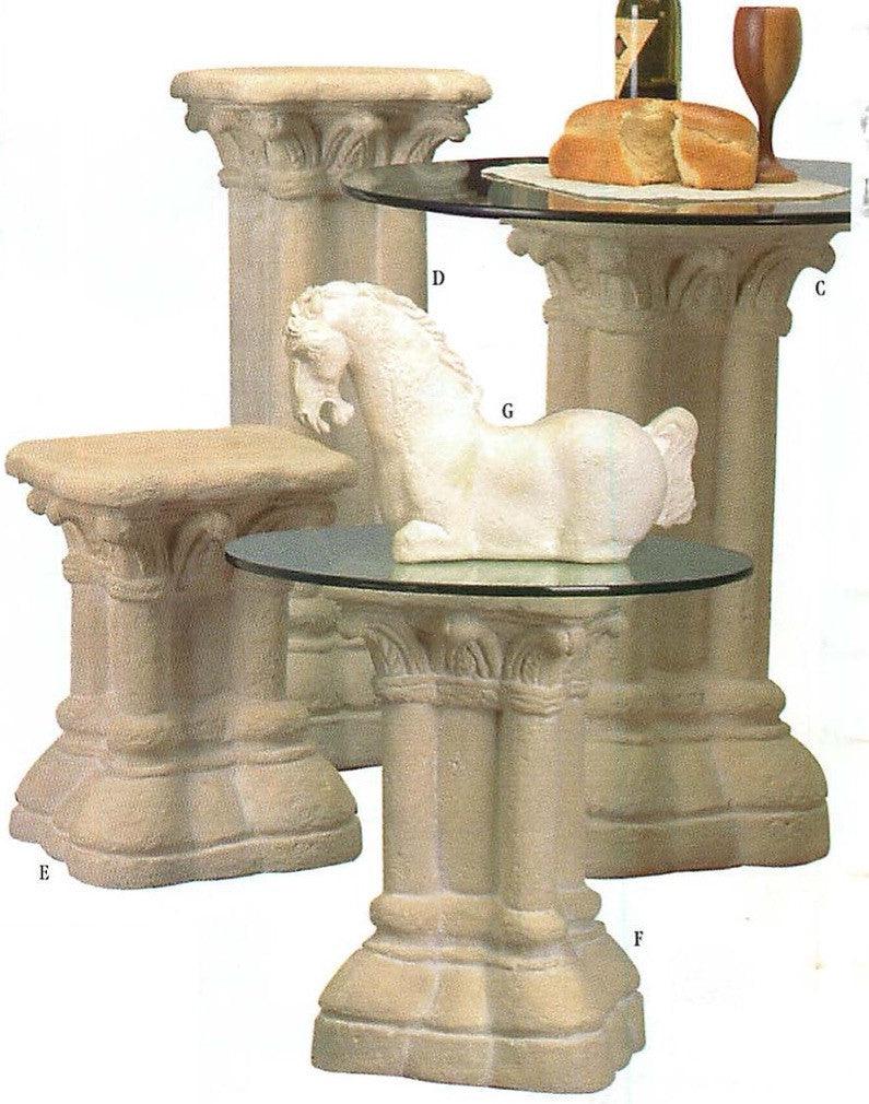 Gothic 12th Century Pedestal Table Base, Assorted Sizes - Museumize.com