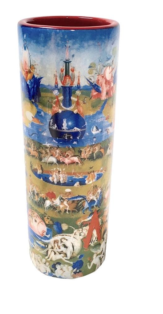 Bosch Garden of Earthly Delights Ceramic Flower Small Vase 7H - Museumize.com