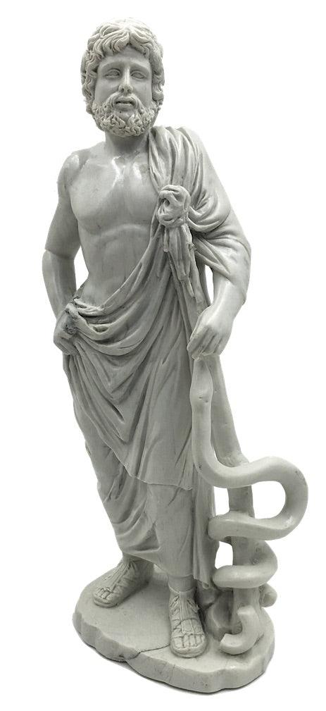 Asclepios Statue from Epidaurus Greek Collectible Figurine 8.25H - Museumize.com