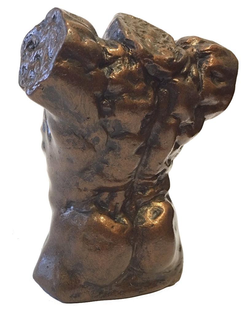 Pocket Art Rodin Male Torso of the Falling Man Miniature Statue Parastone 3.25H - Museumize.com