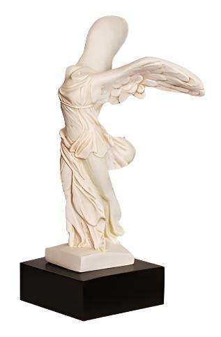 Nike of Samothrace Winged Victory Greek Goddess Statue 16H - Museumize.com