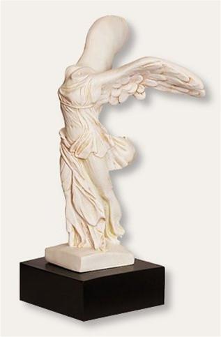 elegant T Welke Nike of Samothrace Winged Victory Greek Goddess Statue 16H