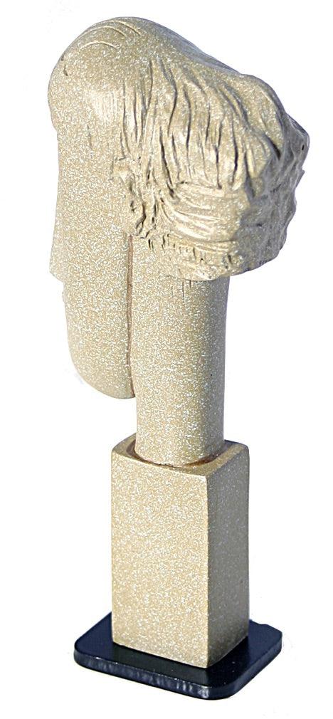 Pocket Art Modigliani Female Head Tete Miniature Statue 4.25H - Museumize.com