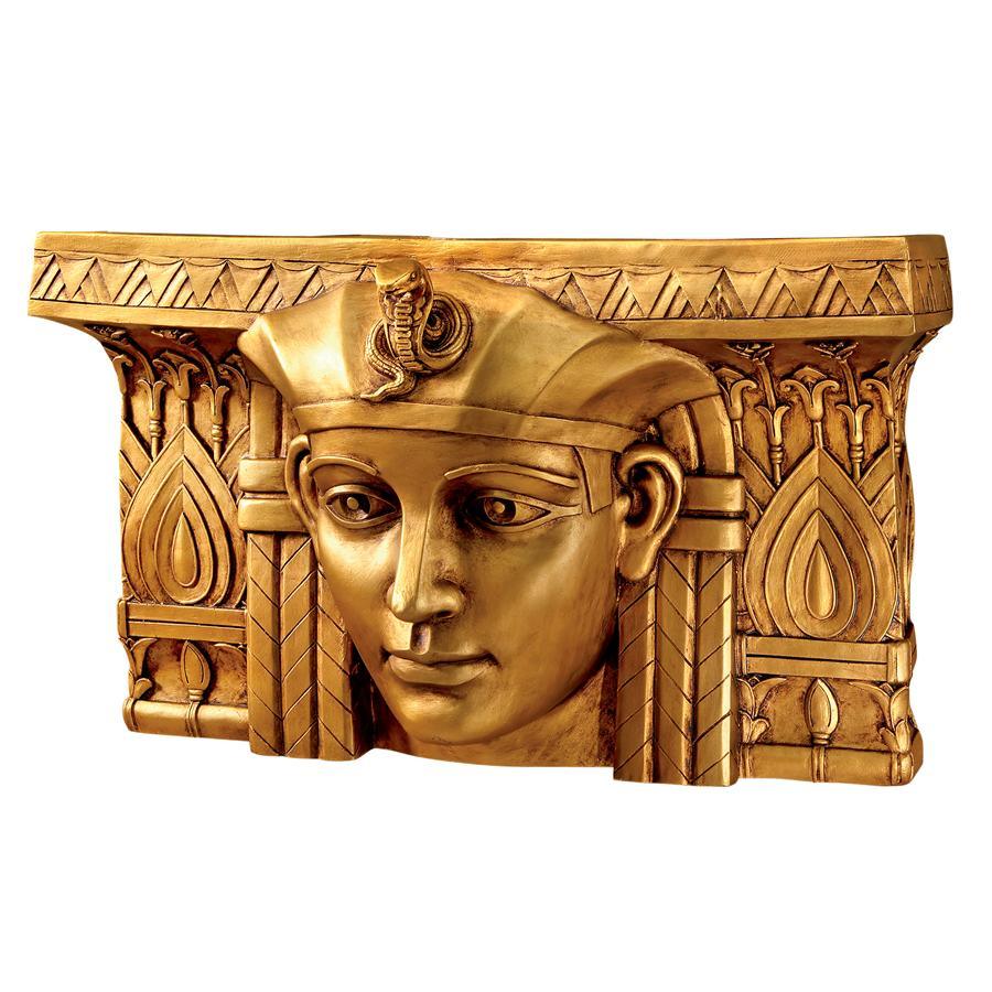 Pharaoh Ramesses I Plaque Gold Finish 11H - Museumize.com