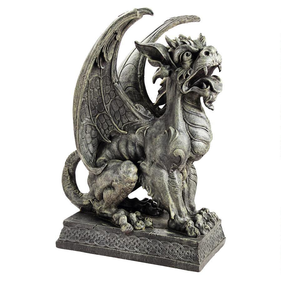 Gargoyle Beast Argos Sentinel Statue Guardian of Threshold Garden Statue 24H - Museumize.com