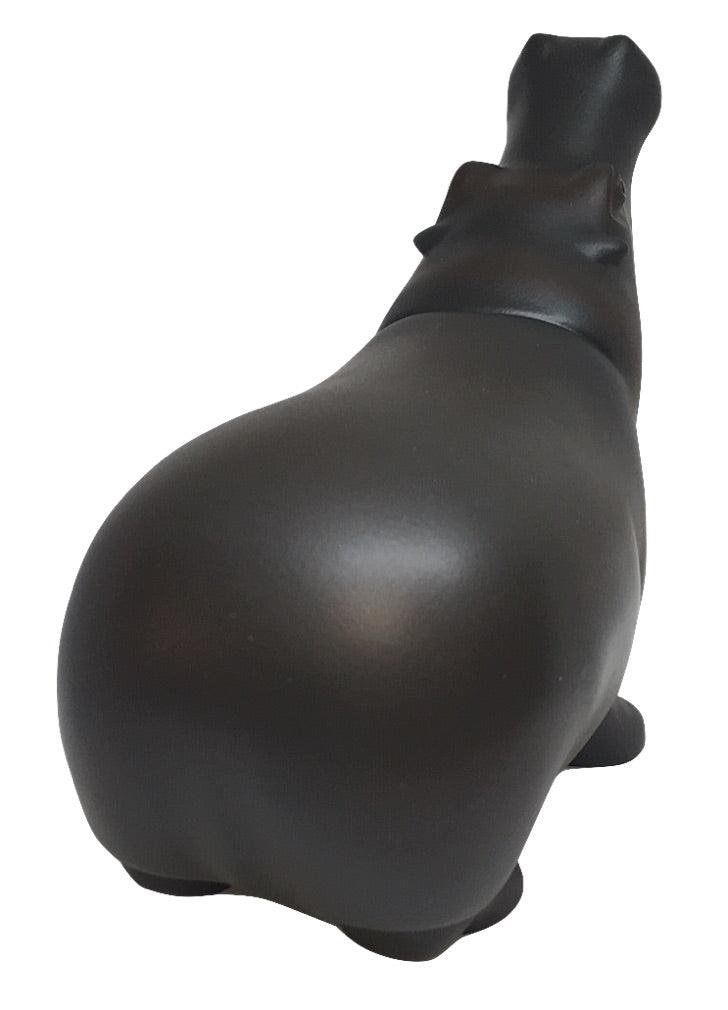 Hippopotamus Smooth Sided Statue by Francois Pompon 6.5L - Museumize.com