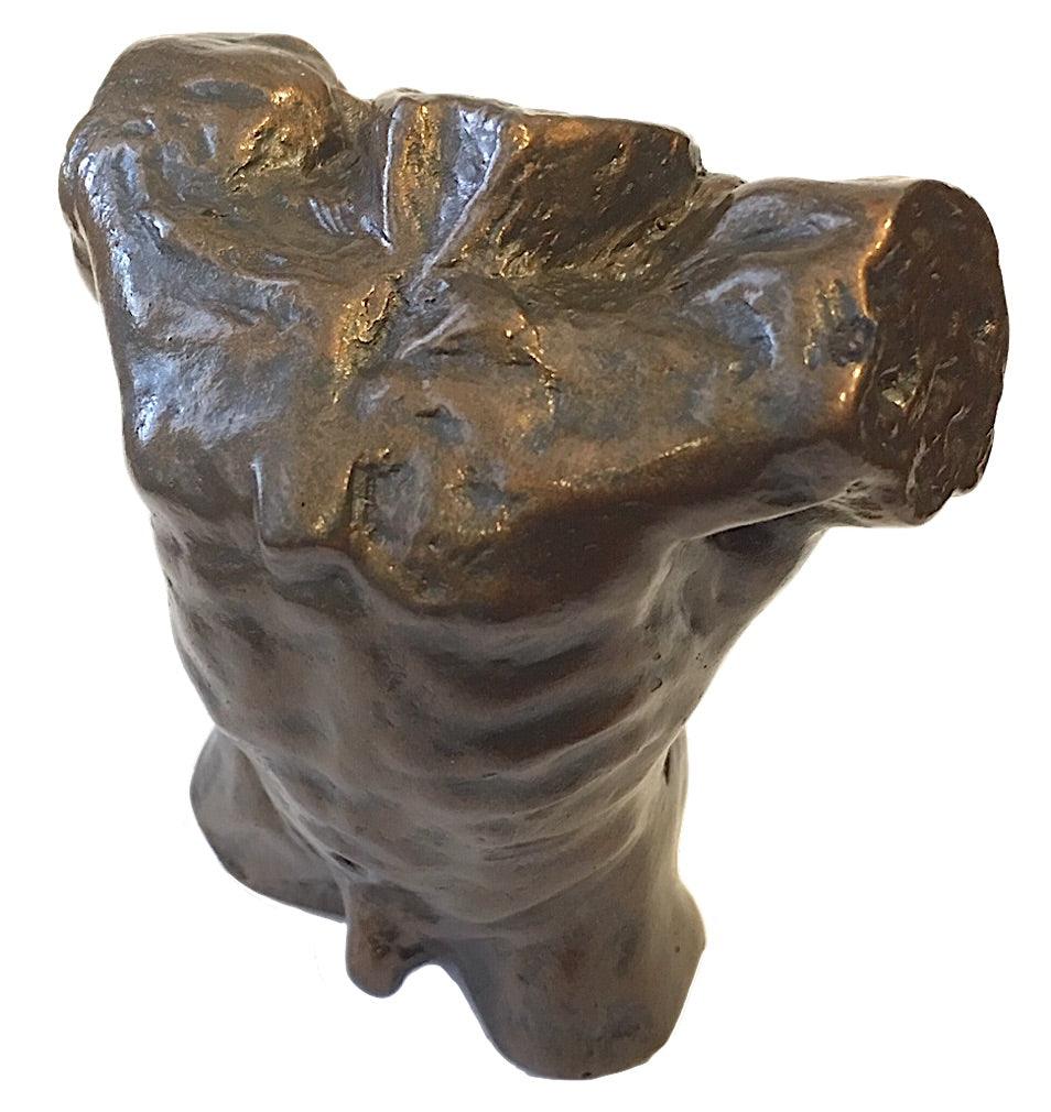 Pocket Art Rodin Male Torso of the Falling Man Miniature Statue Parastone 3.25H - Museumize.com