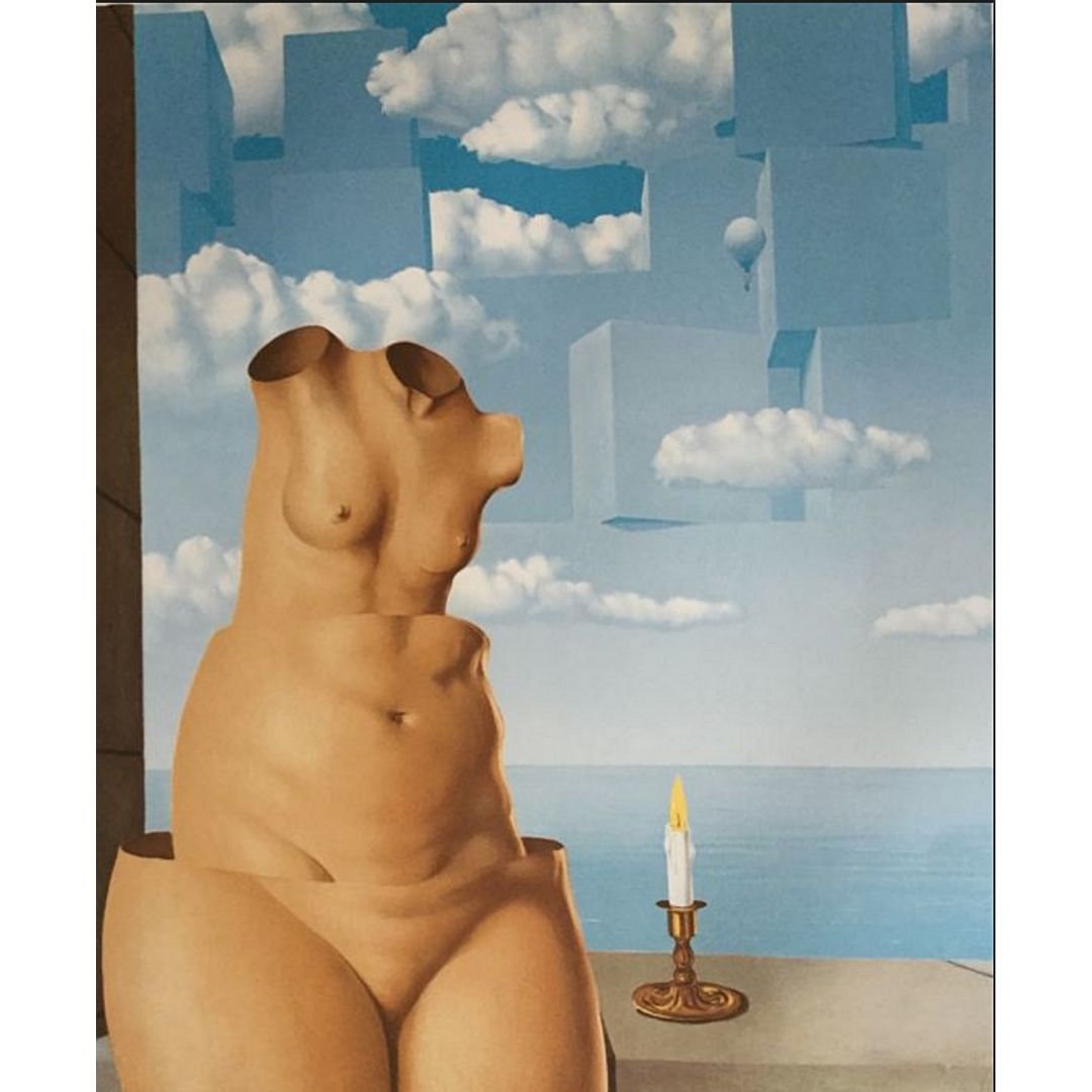 magritte painting megalomania la folie des grandeurs