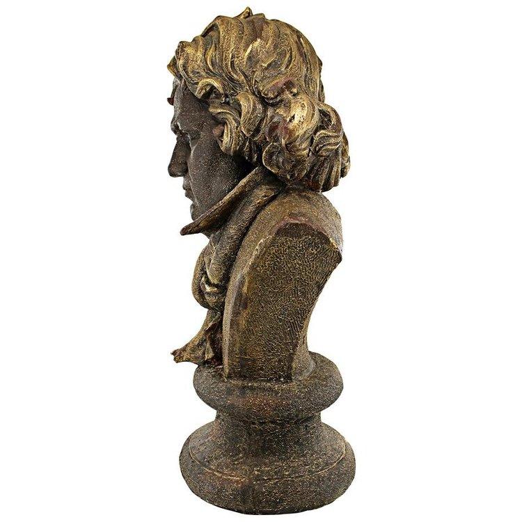 Ludwig van Beethoven Portrait Bust Statue 28H - Museumize.com