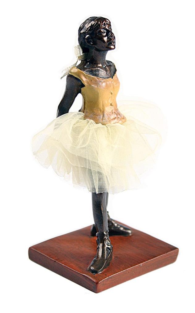 Pocket Art Degas Little Dancer of Fourteen Years Ballerina Miniature Statue 4.25H - Museumize.com