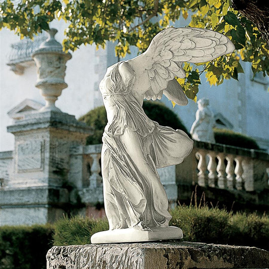 Nike of Samothrace Winged Greek Roman Goddess of Victory Garden Statue 40.5H