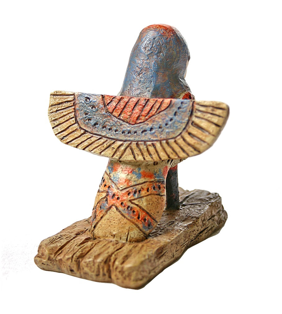 Ba-bird Human Soul Egyptian Statue Miniature Human Bird Figurine 2.75H