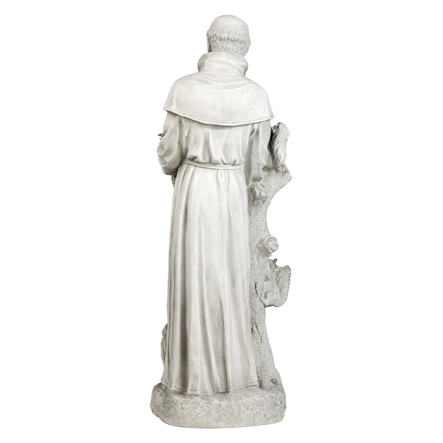 St Francis Large Garden Statue Nature Nurturer with Animals 37H