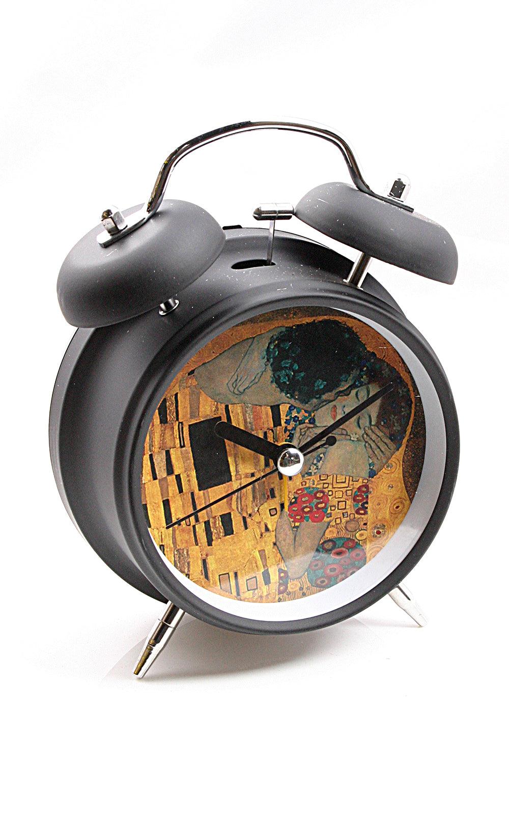 Klimt The Kiss Museum Bell Alarm Clock 6.5H - Museumize.com