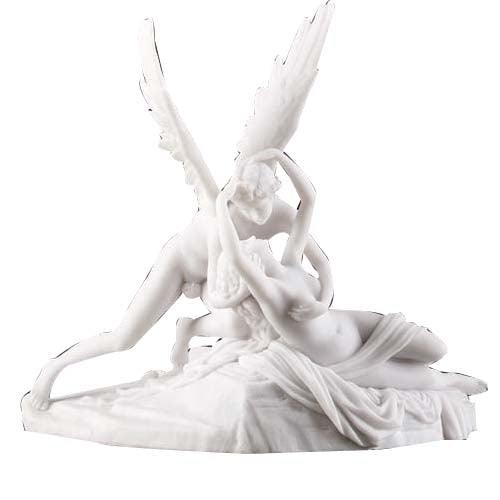 Cupid and Psyche Romance Greek Mythology Sculpture by Canova 11H - Museumize.com