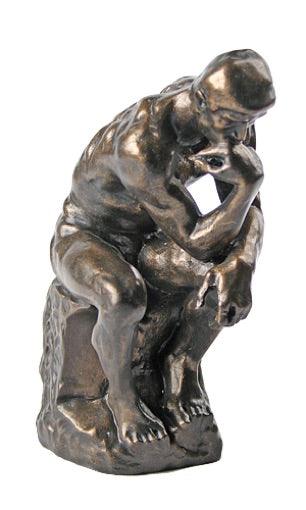 The Thinker Statue of Deep Contemplation by Rodin 5.5H - Museumize.com